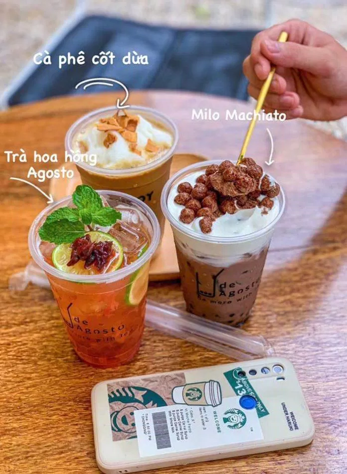 Các thức uống tại De Agosto (Nguồn: De Agosto) Các thức uống tại De Agosto (Nguồn: De Agosto)