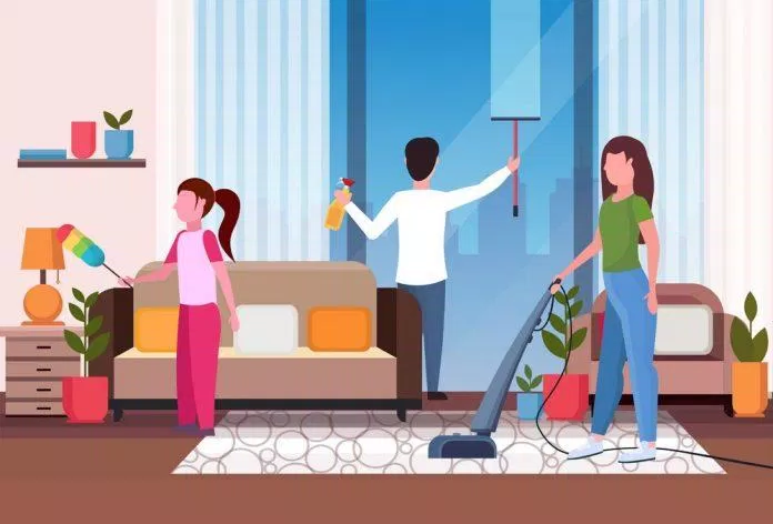 Dọn dẹp nhà cửa cũng giống như làm sạch tâm trí của chúng ta (Nguồn: Internet)