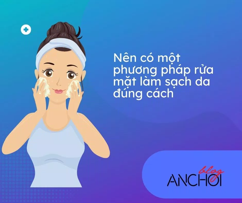 Nên hạn chế sử dụng máy rửa mặt và các loại sữa rửa mặt chứa chất làm sạch mạnh để tránh gây khô da (Nguồn: BlogAnChoi)