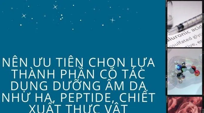 Bên cạnh sử dụng các phương pháp thiên nhiên cũng có thể lựa chọn thêm HA, Peptide, chiết xuất thực vật dưỡng ẩm cho da tốt hơn (Nguồn: Malambo)