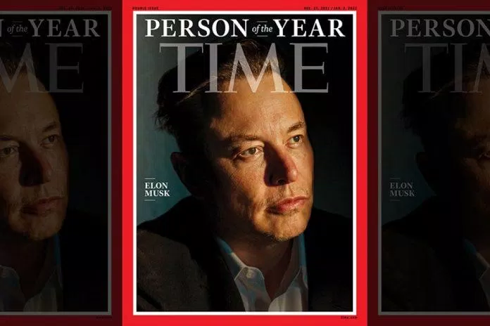 Tỷ phú Elon Musk được bầu chọn là "Nhân vật tiêu biểu năm 2021" (Nguồn: Internet)