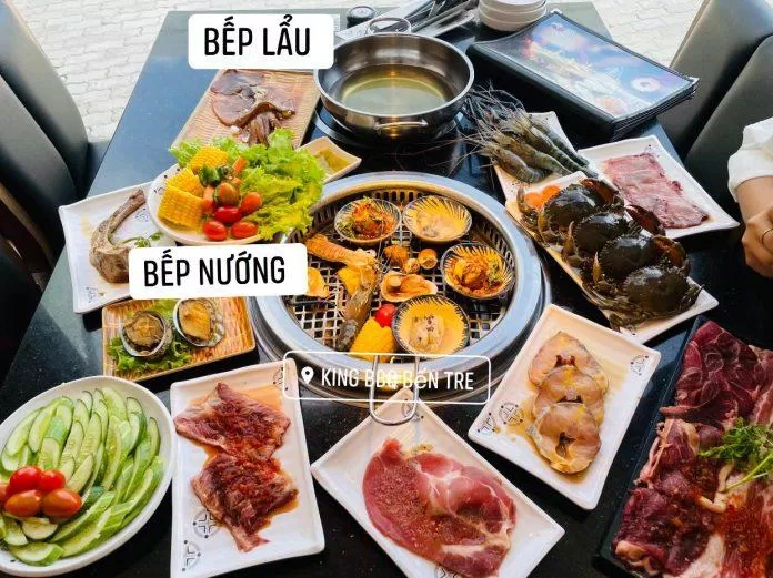 Một bàn tiệc thịnh soạn tại King BBQ.(Nguồn: Internet) Một bàn tiệc thịnh soạn tại King BBQ.(Nguồn: Internet)