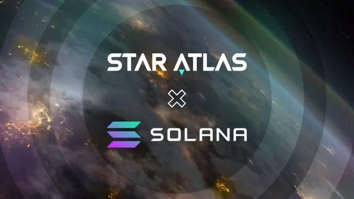 Star Atlas liên kết với tiền ảo Solana (Ảnh: Internet).