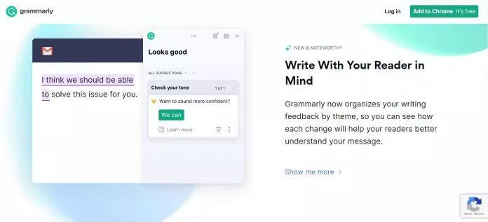 Bạn sẽ nhận được gợi ý sửa lỗi từ Grammarly trong khi nhập chữ viết trên Gmail, Twitter, LinkedIn, và tất cả các trang yêu thích khác của bạn. (Nguồn: Internet) Bạn sẽ nhận được gợi ý sửa lỗi từ Grammarly trong khi nhập chữ viết trên Gmail, Twitter, LinkedIn, và tất cả các trang yêu thích khác của bạn. (Nguồn: Internet)