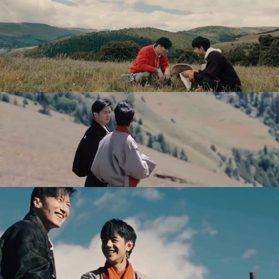 Hình ảnh ghi lại cuộc hành trình của Tạ Đình Phong - Đinh Chân (Nguồn: Internet)