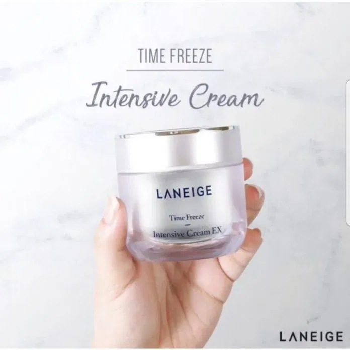 Kem dưỡng chống lão hóa Laneige Time Freeze Intensive Cream EX có thiết kế sang trọng (Nguồn: Internet) Kem dưỡng chống lão hóa Laneige Time Freeze Intensive Cream EX có thiết kế sang trọng (Nguồn: Internet)
