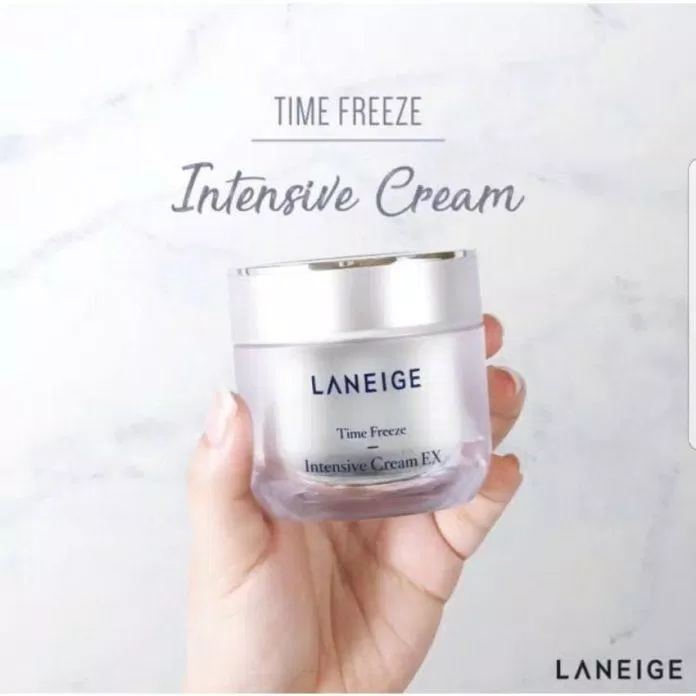 Kem dưỡng chống lão hóa Laneige Time Freeze Intensive Cream EX có thiết kế sang trọng (Nguồn: Internet)