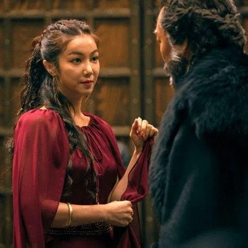 Tạo hình cực ngầu của Kim Ok Bin trong bộ phim Arthdal Chronicles. (Nguồn: Internet)