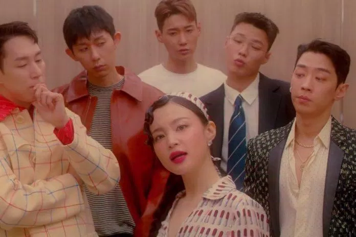 Lee Hi cùng các anh lớn AOMG - Nguồn: Internet Lee Hi cùng các anh lớn AOMG - Nguồn: Internet