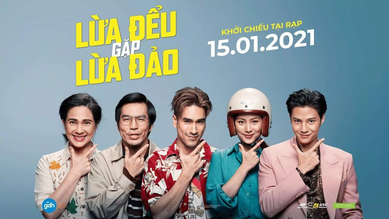 Poster phim Lừa Đểu Gặp Lừa Đảo (Ảnh: Internet)