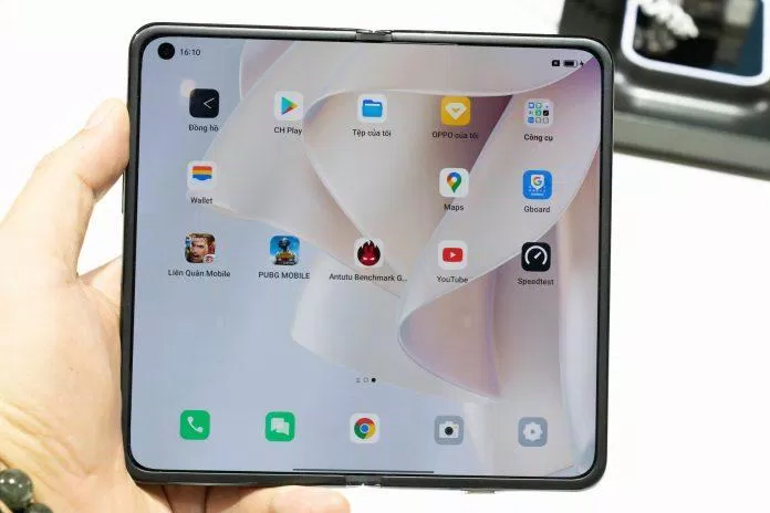 Màn hình OLED trên OPPO Find N (Nguồn: Internet) Màn hình OLED trên OPPO Find N (Nguồn: Internet)