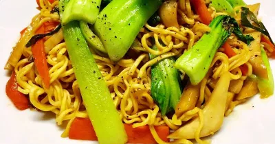 Mì chay sốt nấm (nguồn: internet)