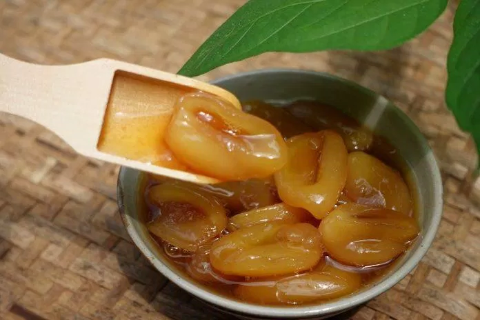 Gừng là món nước dừa rim với đường, có thể ăn với cơm (nguồn: Fuang Oliver).