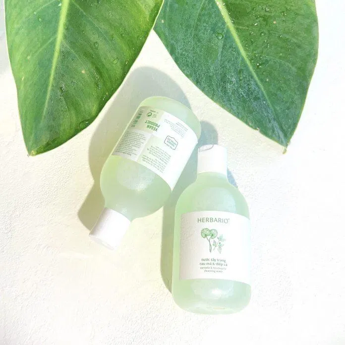 Nước tẩy trang rau má & diếp cá Herbario