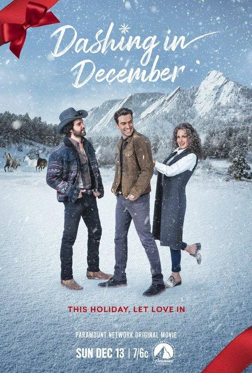 Poster phim giáng sinh Dashing in December (Ảnh: Internet)