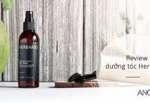 Review nước dưỡng tóc tinh chất bưởi và bồ kết Herbario (Ảnh: nquynhvy)
