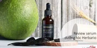 Review serum dưỡng tóc Herbario tinh chất bưởi và bồ kết (Ảnh: nquynhvy)