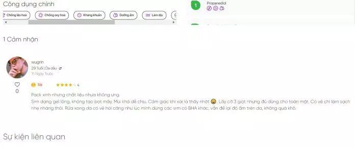 Đánh giá từ người dùng đã sử dụng sữa rửa mặt Rau má & Diếp cá Herbario (Nguồn: BlogAnChoi) Đánh giá từ người dùng đã sử dụng sữa rửa mặt Rau má & Diếp cá Herbario (Nguồn: BlogAnChoi)
