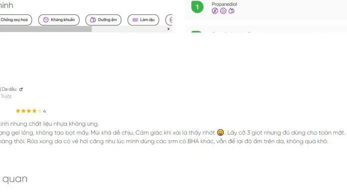 Đánh giá từ người dùng đã sử dụng sữa rửa mặt Rau má & Diếp cá Herbario (Nguồn: BlogAnChoi) Đánh giá từ người dùng đã sử dụng sữa rửa mặt Rau má & Diếp cá Herbario (Nguồn: BlogAnChoi)