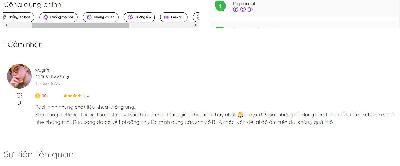 Đánh giá từ người dùng đã sử dụng sữa rửa mặt Rau má & Diếp cá Herbario (Nguồn: BlogAnChoi) Đánh giá từ người dùng đã sử dụng sữa rửa mặt Rau má & Diếp cá Herbario (Nguồn: BlogAnChoi)