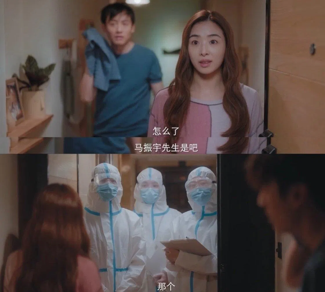 Bộ phim ngôn tình hiếm hoi lấy đại dịch Covid-19 làm bối cảnh. (Ảnh: Internet)