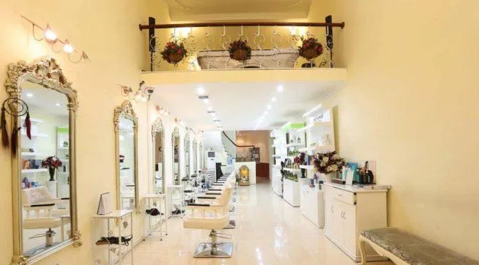 Không gian mang phong cách Châu Âu sang trọng (Nguồn: Le Soleil Hair)