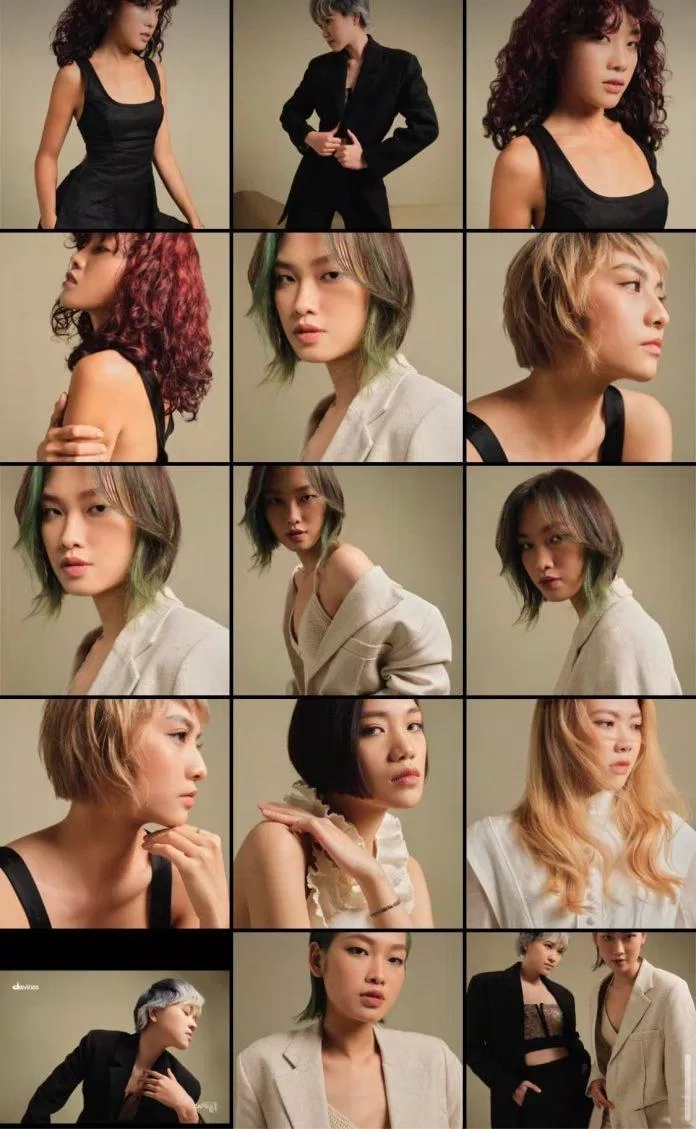 Các mẫu tóc tại Tâm Loan salon (Nguồn: Tâm Loan Hairdressing)