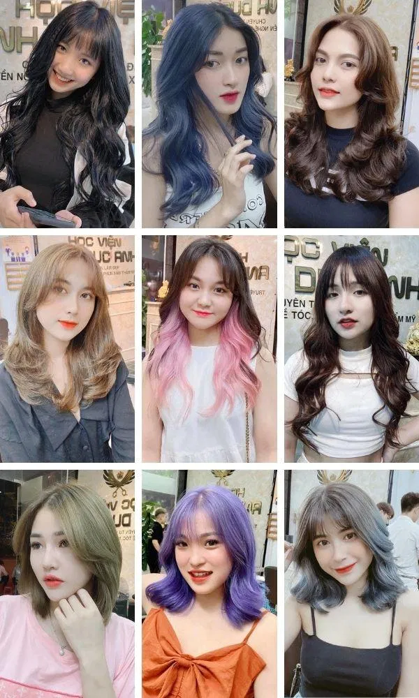 Thành phẩm tại salon của khách hàng (Nguồn: Viện Tóc Anh Duc Anh)