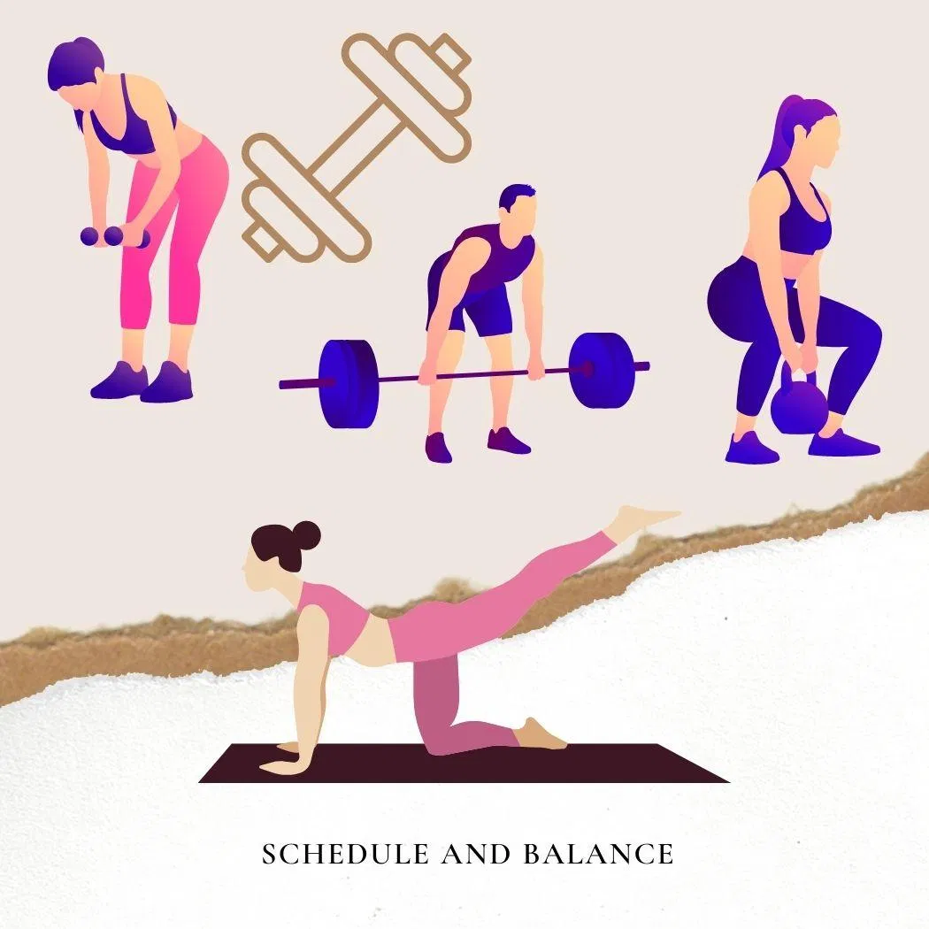 Xếp lịch xen kẽ cho các buổi tập (Ảnh: Internet). Xếp lịch xen kẽ cho các buổi tập (Ảnh: Internet).