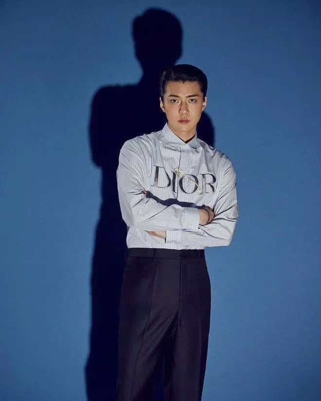 Sehun mặc đồ Dior (Nguồn: Internet) Sehun mặc đồ Dior (Nguồn: Internet)