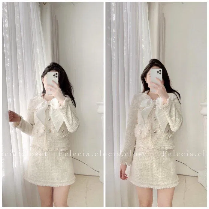 Các cô nàng tiểu thư điệu đà sẽ không khỏi xiêu lòng vì độ cuốn hút của set đồ này. (nguồn: Internet).