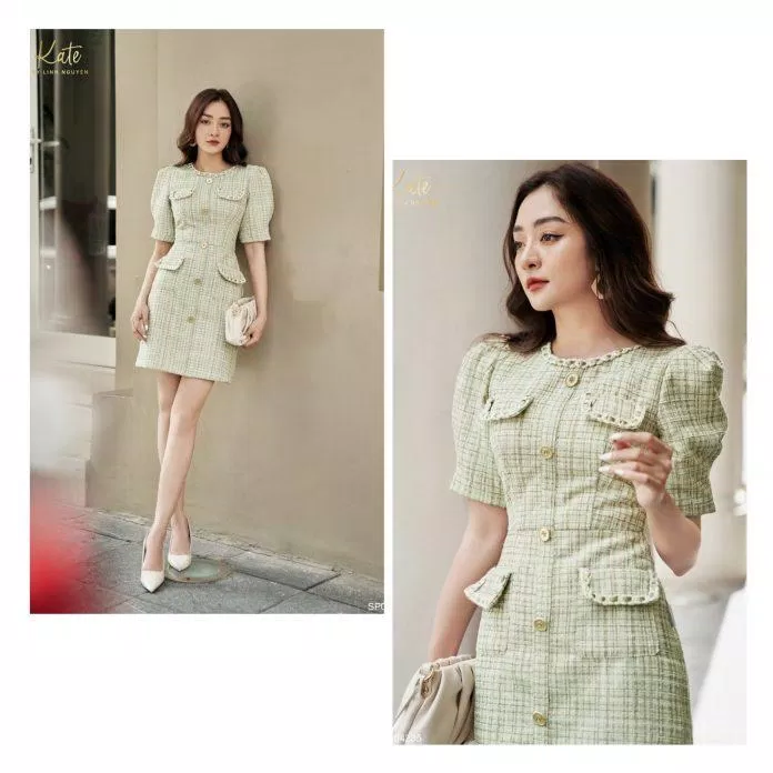 Đây chắc hẳn là một chiếc đầm "đa di năng" mà mọi cô nàng đều muồn sở hữu. Vừa phù hợp cho các cô nàng công sở, vừa có thể trong các buổi hẹn hò lãng mạn. (nguồn: Internet).