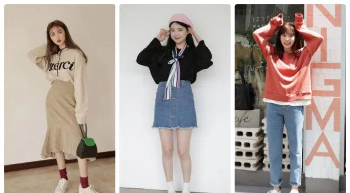 Phối đồ với áo sweater cực chất, cực xinh (Ảnh: internet) Phối đồ với áo sweater cực chất, cực xinh (Ảnh: internet)