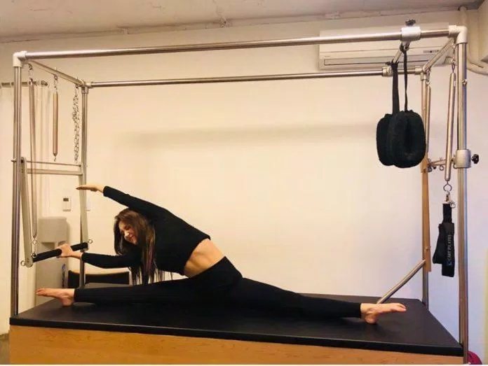 Somi cũng tập Pilates để duy trì vóc dáng (Ảnh: Internet)
