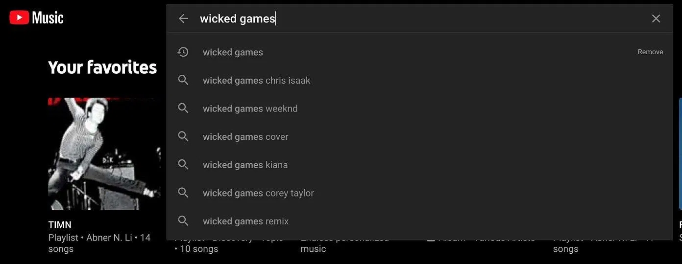 Tìm kiếm âm nhạc trong YouTube Music (Ảnh: Internet). Tìm kiếm âm nhạc trong YouTube Music (Ảnh: Internet).