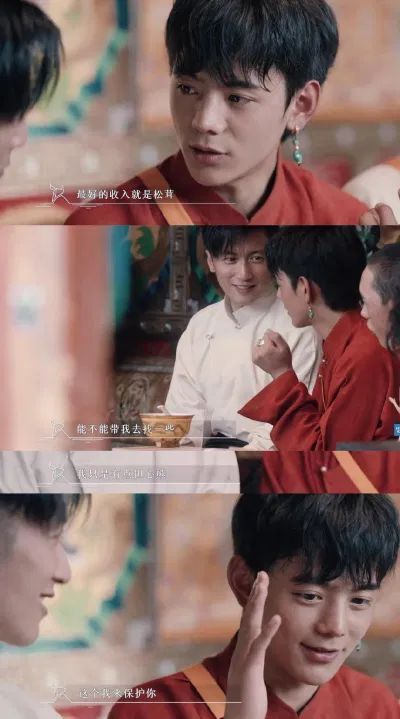 Tạ Đình Phong trải nghiệm bữa cơm truyền thống của Tây Tạng. (Ảnh: Internet) Tạ Đình Phong trải nghiệm bữa cơm truyền thống của Tây Tạng. (Ảnh: Internet)