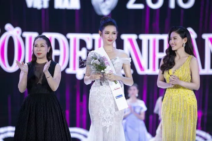 Thùy Tiên dừng chân tại Top 5 Hoa hậu Việt Nam năm 2018 (Nguồn: Internet) Thùy Tiên dừng chân tại Top 5 Hoa hậu Việt Nam năm 2018 (Nguồn: Internet)