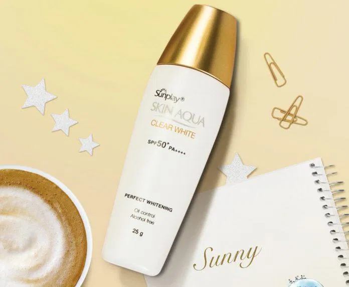 Kem chống nắng da dầu mụn Sunplay Skin Aqua Clear White SPF50+ PA++++ (Ảnh: Internet).