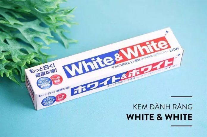 Kem đánh răng White & White Nhật Bản còn có thể giảm vôi răng và ngăn hôi miệng (Nguồn: Internet)