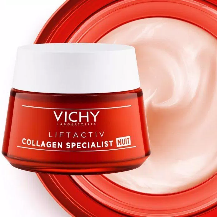 Kem dưỡng chống lão hóa Vichy Collagen Liftactiv Specialist giúp sáng da mờ thâm nám (Nguồn: Internet)