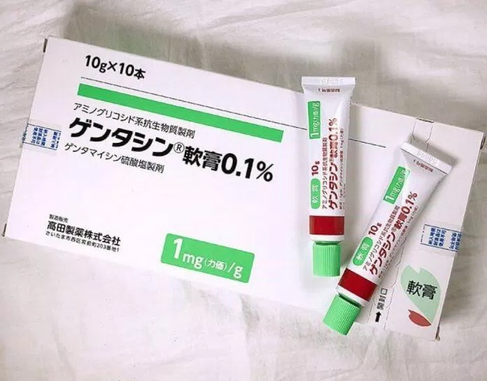Kem trị sẹo lõm Gentacin Nhật Bản (Ảnh: Internet)