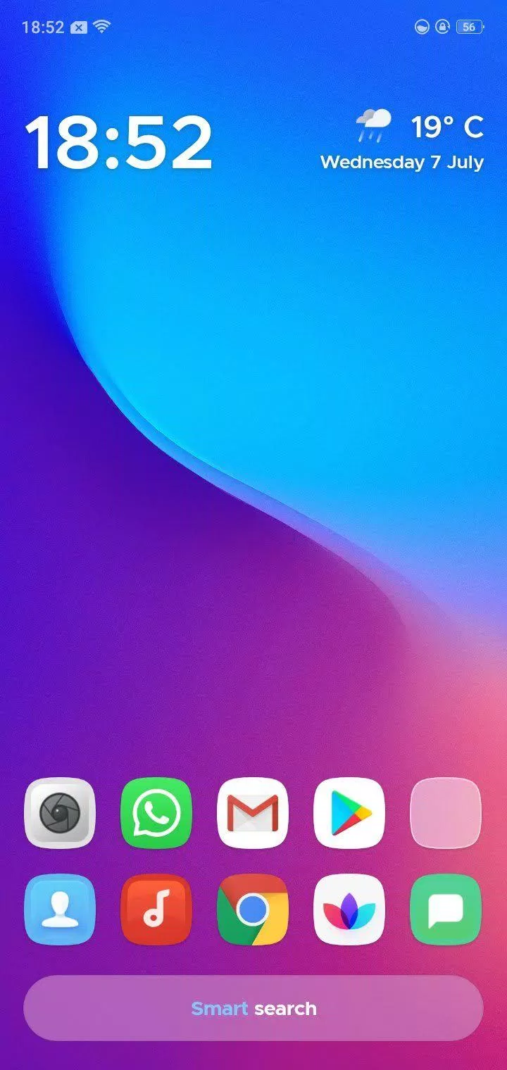 Giao diện điện thoại với Smart Launcher 5 (Ảnh: Internet). Giao diện điện thoại với Smart Launcher 5 (Ảnh: Internet).