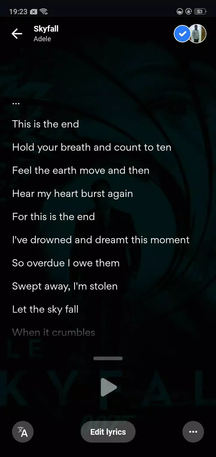 Musixmatch hiển thị lời bài hát đang phát (Ảnh: Internet). Musixmatch hiển thị lời bài hát đang phát (Ảnh: Internet).