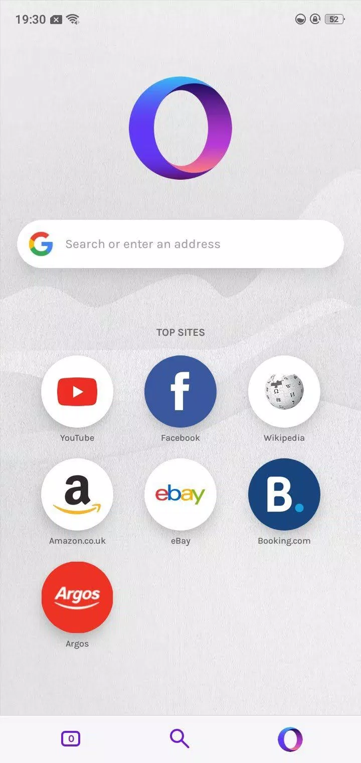 Lướt web với ứng dụng Opera Touch (Ảnh: Internet). Lướt web với ứng dụng Opera Touch (Ảnh: Internet).