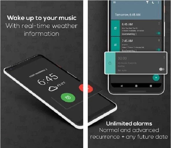 AMDroid giúp cho việc báo thức trở nên thú vị hơn (Ảnh: Internet). AMDroid giúp cho việc báo thức trở nên thú vị hơn (Ảnh: Internet).