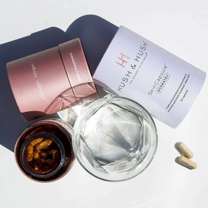 Viên uống cấp nước Image Skincare Hush & Hush Skin Capsule Hydrate (ảnh: internet) Viên uống cấp nước Image Skincare Hush & Hush Skin Capsule Hydrate (ảnh: internet)