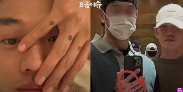 Bức ảnh Yoo Ah-in đăng tải được cư dân mạng chú ý với bàn tay quen thuộc.  Những bức ảnh trên Instagram của Yoo Ah-in thường xuất hiện người được cho là bạn trai của anh.  (Ảnh: Internet)
