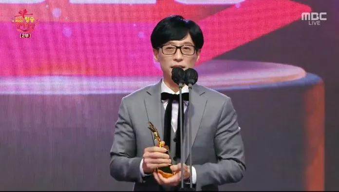 Nghệ sĩ giải trí xuất sắc của năm Yoo Jae Suk. (Ảnh: Internet).