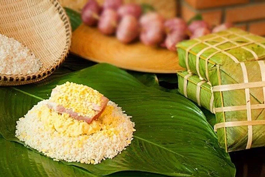 Bánh chưng ngày Tết (Ảnh: Sưu tầm)