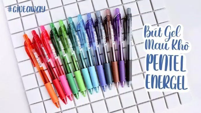 Dòng bút Pentel Energel nổi tiếng vì chất lượng tốt, đa dạng màu sắc và thiết kế (Ảnh: Happy Hidari) Dòng bút Pentel Energel nổi tiếng vì chất lượng tốt, đa dạng màu sắc và thiết kế (Ảnh: Happy Hidari)